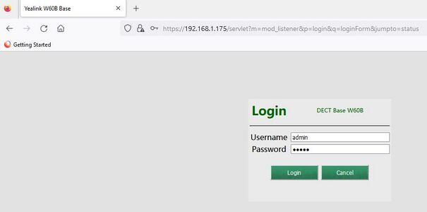 3.4 Enter that IP in the address bar of your Web browser & 3.5 Login with admin credentials. (default is user:admin password:admin).